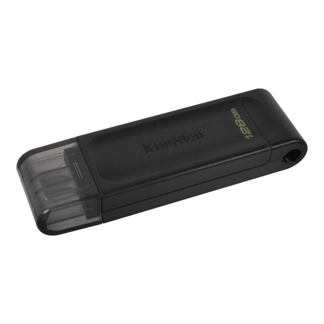 Memoria USB Kingston DataTraveler 70 | 128GB | USB-C 3.2 Gen 1 | Diseño Compacto | DT70/128GB