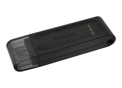 Memoria USB Kingston DataTraveler 70 | 64GB | USB-C 3.2 Gen 1 | Diseño Compacto | DT70/64GB