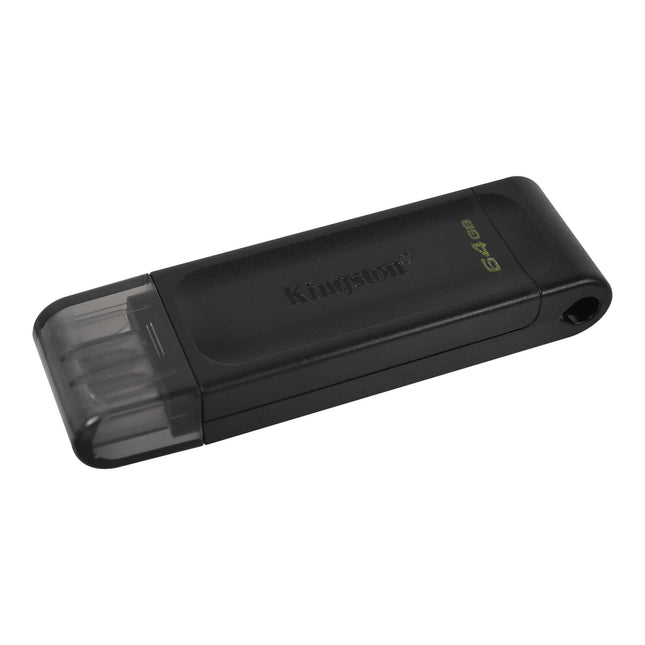 Memoria USB Kingston DataTraveler 70 | 64GB | USB-C 3.2 Gen 1 | Diseño Compacto | DT70/64GB