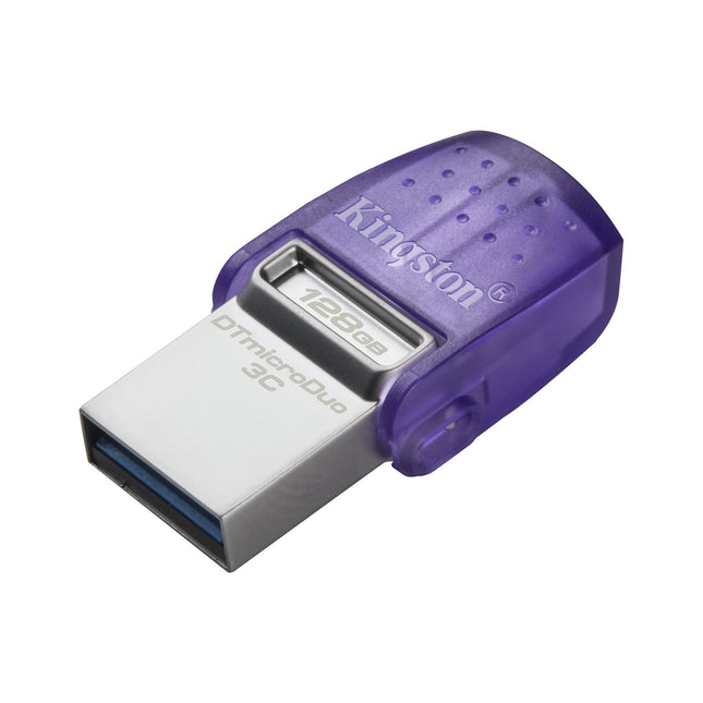 Memoria USB Kingston Duo 3C Gen 3 | 128GB | USB-A & USB-C | 200MB/s Lectura | DTDUO3CG3/128GB