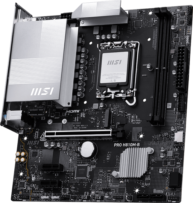 Tarjeta Madre MSI PRO H810M-B | LGA 1851 | DDR5 | Micro ATX