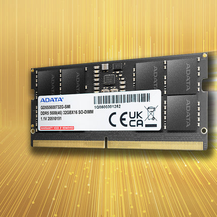 Memoria RAM Laptop ADATA GOLD GD5S5600716G-SMI | 16GB | DDR5 | 5600MHz | SODIMM