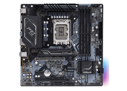 Tarjeta Madre ASRock H670M PRO RS DDR4 | Micro ATX | LGA 1700 | DDR4 hasta 5000 MHz