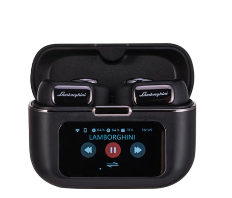 Lamborghini TWS 1000 LBTWS1000B-N Audífonos True Wireless Bluetooth Negros