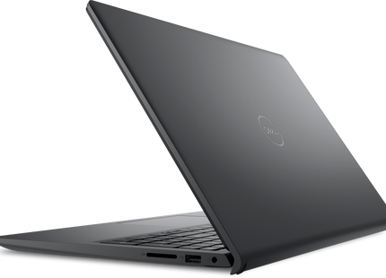 Dell Inspiron 15 cerrada vista superior acabado negro mate