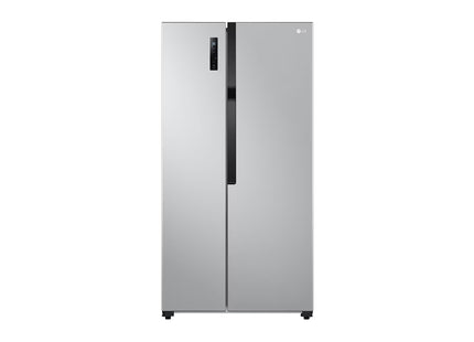 LG GS51BPP Refrigeradora Side by Side 18 pies³ Smart Inverter Platinum Silver con Pantalla LED Táctil