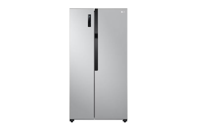 LG GS51BPP Refrigeradora Side by Side 18 pies³ Smart Inverter Platinum Silver con Pantalla LED Táctil
