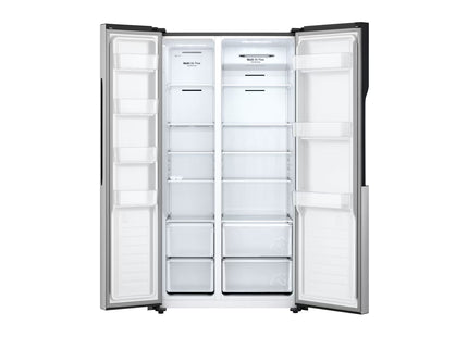 LG GS51BPP Refrigeradora Side by Side 18 pies³ Smart Inverter Platinum Silver con Pantalla LED Táctil