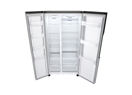 LG GS51BPP Refrigeradora Side by Side 18 pies³ Smart Inverter Platinum Silver con Pantalla LED Táctil