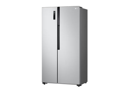 LG GS51BPP Refrigeradora Side by Side 18 pies³ Smart Inverter Platinum Silver con Pantalla LED Táctil