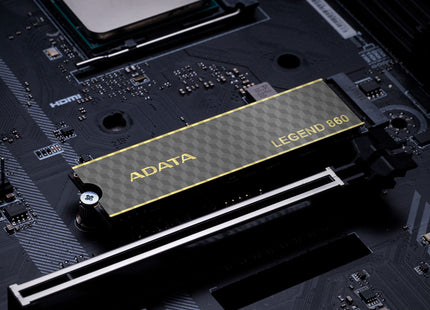 Disco Duro Interno SSD ADATA LEGEND 860 | 1TB | M.2 PCIe NVMe 2.0 | 6,000MB/s Lectura | 5,000MB/s Escritura | SLEG-860-1000GCS