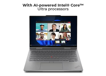 Lenovo ThinkPad X1 2-in-1 Gen 9 vista frontal con pantalla y teclado