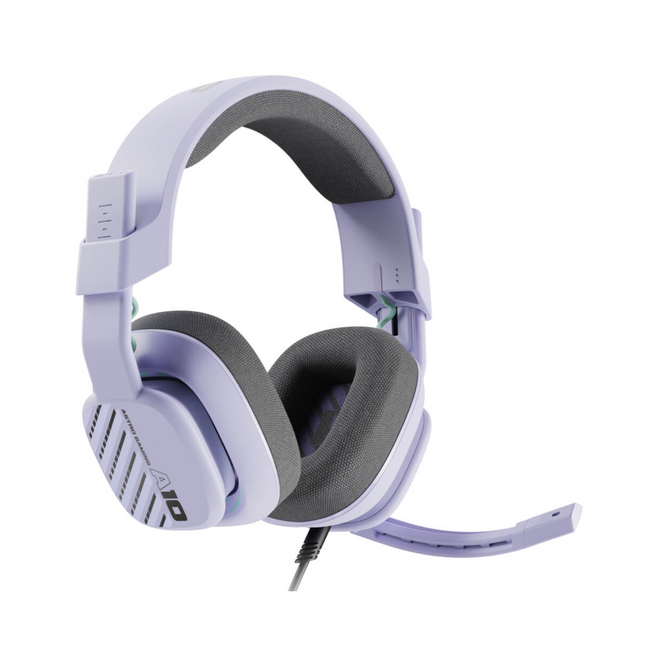Headset Gaming Logitech Astro A10 Gen 2 | Lila | Sonido Envolvente | Micrófono Flip-to-Mute