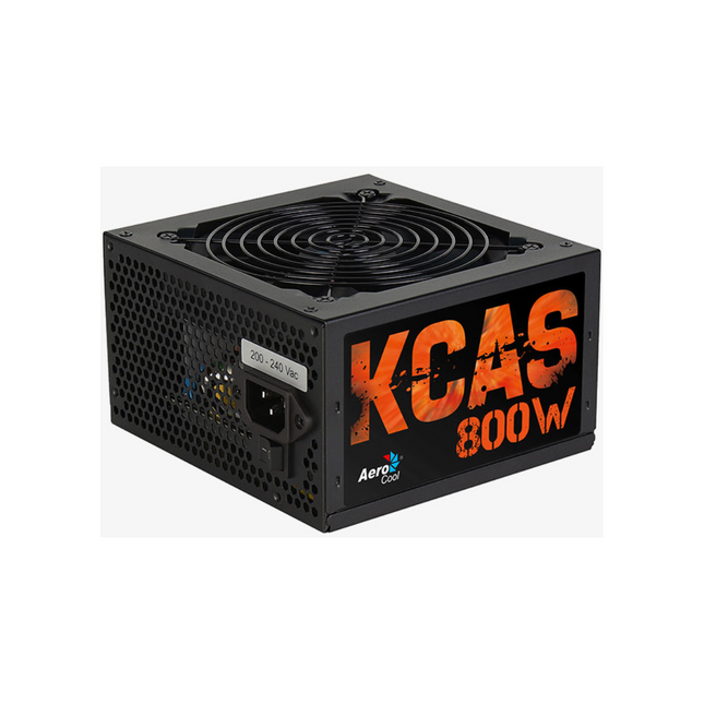 Fuente de Poder Aerocool KCAS-800W | 80 Plus Bronze | No Modular