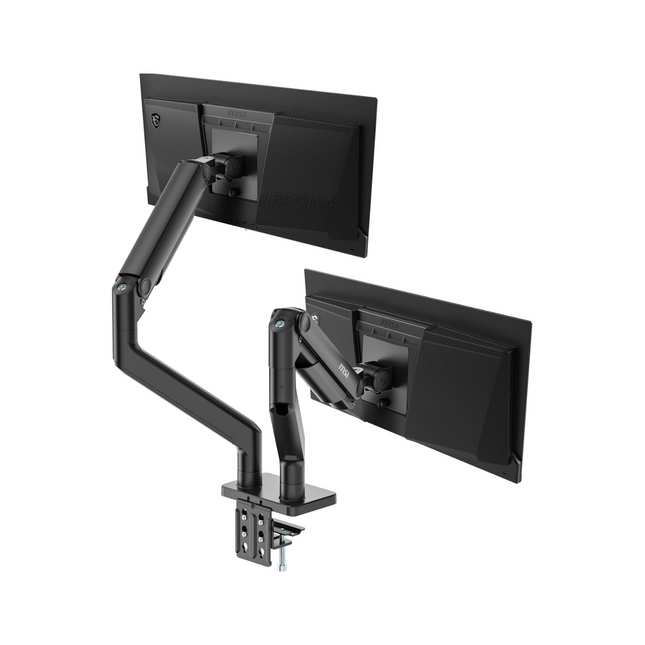 Soporte Doble para Monitor MSI MPG MT201D | Ajuste Ergonómico | Compatible con VESA | Negro