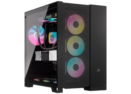 Case Gaming Corsair 6500D Airflow | Media Torre | Doble Cámara | Vidrio Templado | ATX | Black