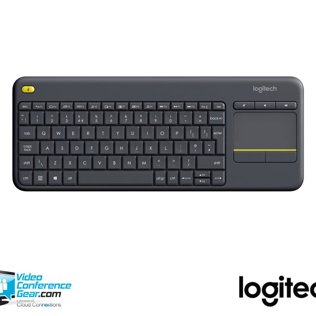 Teclado Inalámbrico Logitech K400 Plus | 70% Compacto | Touchpad Integrado | Inglés