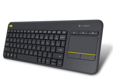 Teclado Inalámbrico Logitech K400 Plus | 70% Compacto | Touchpad Integrado | Inglés