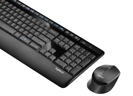 Teclado Logitech MK345 inalámbrico formato completo QWERTY