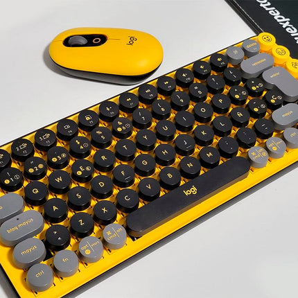 Teclado Logitech Pop Keys | 65% Mecánico | Inalámbrico | Bluetooth | Español