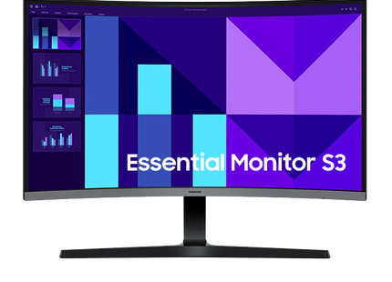 Samsung Monitor Curvo 32" FHD 100Hz Essential S3, LS32D396GANX