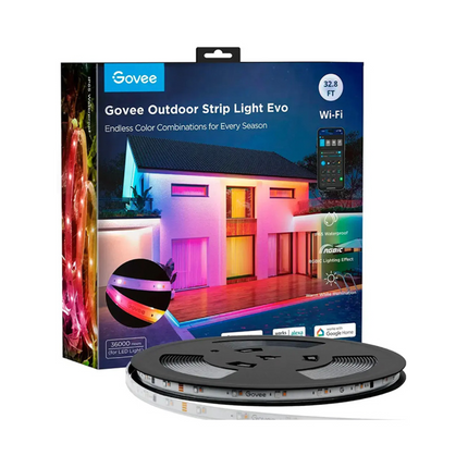 Luces Govee H616C Wi-Fi RGBIC para Exteriores 10 Metros | Resistente al Agua | Control por App | Compatible con Alexa y Google Assistant