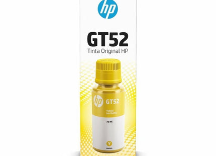 Botella Tinta HP GT52 Amarillo, M0H56AL