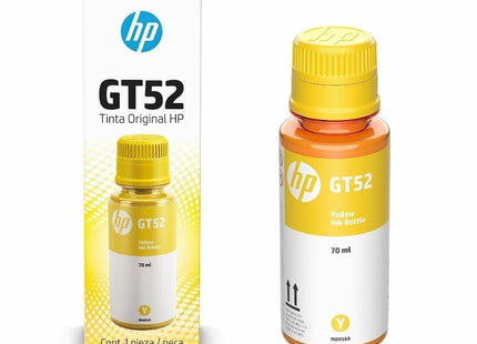 Botella Tinta HP GT52 Amarillo, M0H56AL