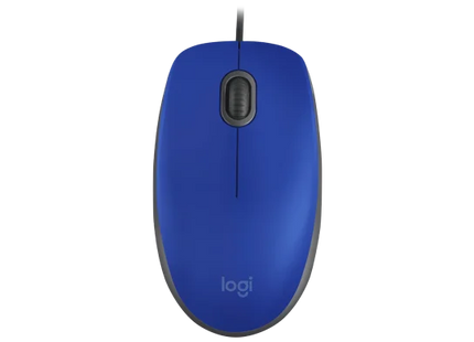 Logitech Mouse Alámbrico M110 Silent  SB Azul, 910-005491
