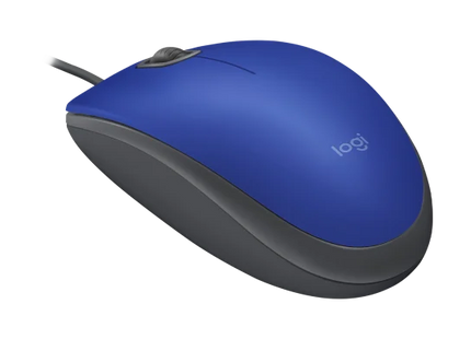 Logitech Mouse Alámbrico M110 Silent  SB Azul, 910-005491