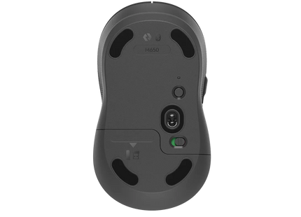 Receptor Logi Bolt USB y embalaje del mouse Logitech Signature M650 L