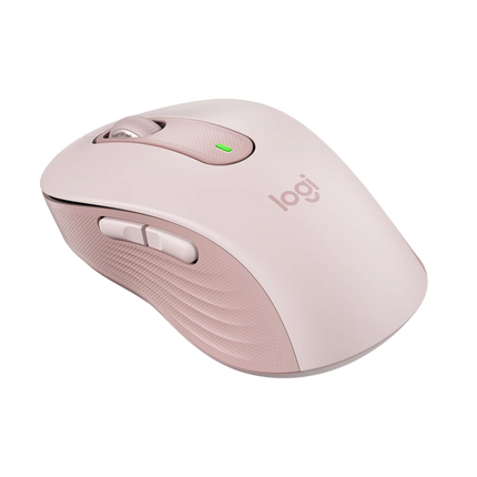 Mouse Inalámbrico Logitech Signature M650 | SmartWheel | SilentTouch | Bluetooth & Logi Bolt | 5 Botones | 2000 DPI | Color Rose
