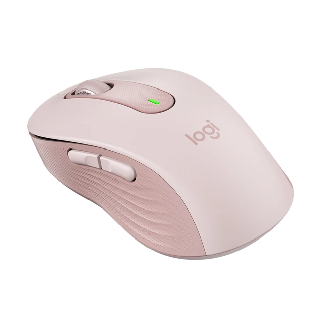 Mouse Inalámbrico Logitech Signature M650 | SmartWheel | SilentTouch | Bluetooth & Logi Bolt | 5 Botones | 2000 DPI | Color Rose