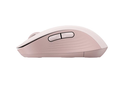 Detalle close-up de la rueda SmartWheel y botones del mouse Logitech M650 Signature