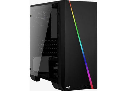 Case Gaming AeroCool Cylon Mini BG RGB | 1 Abanico | Vidrio Templado | 13 Modos ARGB | Negro