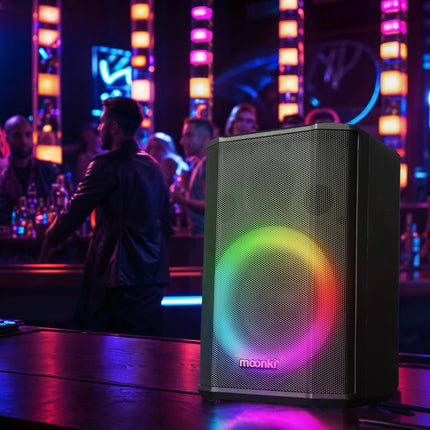 Parlante Moonki Malibu Max MS-108LT | Bluetooth | RGB | 2 Micrófonos
