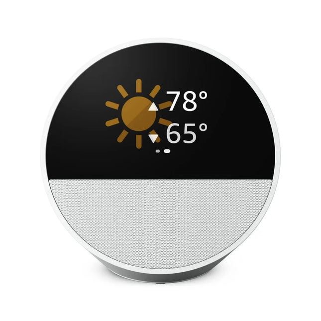 Amazon Echo Spot 2024 | Reloj Inteligente con Alarma | Alexa Integrada | Pantalla de 2.5”