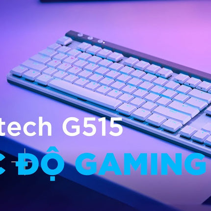 Teclado Gaming RGB Logitech G515 Lightspeed TKL | Mecánico | Inalámbrico | Bluetooth | Inglés