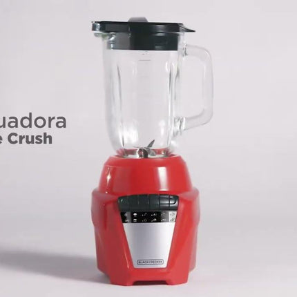 Black+Decker licuadora ice crush 700W-Vaso Plast- Roja - BL0877-1RDLA
