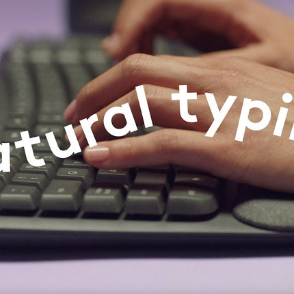 Teclado Logitech Ergo Wave Keys | Inalámbrico | Bluetooth | Inglés