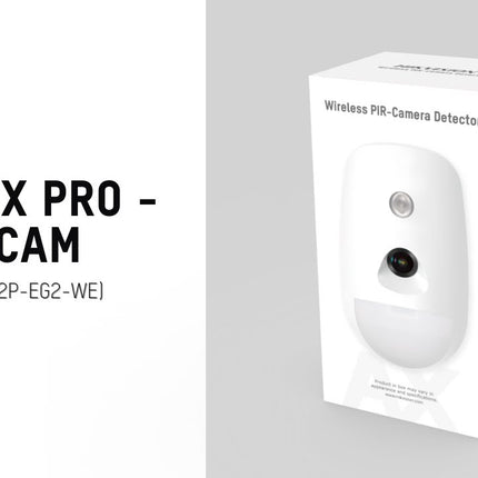Detector PIR con Cámara Inalámbrico Hikvision DS-PDPC12P-EG2-WB | Rango de Detección 12m | 85.9° | Inmunidad a Mascotas de 30kg | IR LED | 433MHz