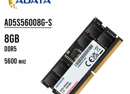 Memoria RAM para Laptop ADATA AD5S560016G-S | 16GB | DDR5 | 5600MHz