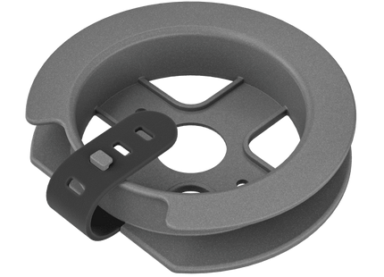 Logitech Rally Mic Pod Mount grafito, vista lateral