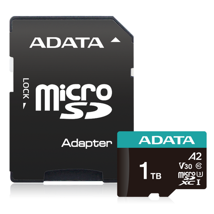 Memoria Micro SD ADATA | 1TB | UHS-I | V30 | A2 | Clase 10