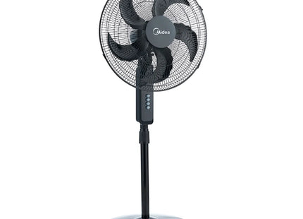 Ventilador de Pedestal Midea MSF18B-CA | 18" | 95W | 5 aspas | Power Cool | Color negro