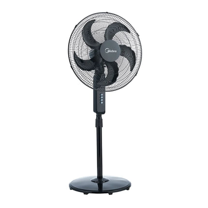 Ventilador de Pedestal Midea MSF18B-CA | 18" | 95W | 5 aspas | Power Cool | Color negro
