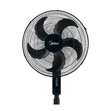 Ventilador de Pedestal Midea MSF18B-CA | 18" | 95W | 5 aspas | Power Cool | Color negro