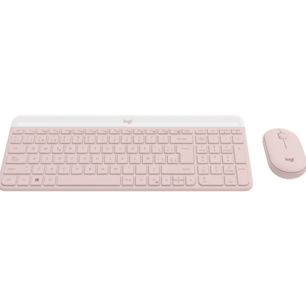 Teclado y Mouse Logitech MK470 Slim Combo | Inalámbrico | Rose | Inglés