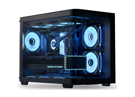 Case RGB AeroCool P300C Torre Pequeña | Vidrio Templado | 2 Ventiladores Laterales | 1 Ventilador Trasero