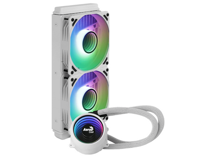 Enfriamiento Líquido AeroCool Mirage L240 White ARGB | 240mm | Iluminación ARGB
